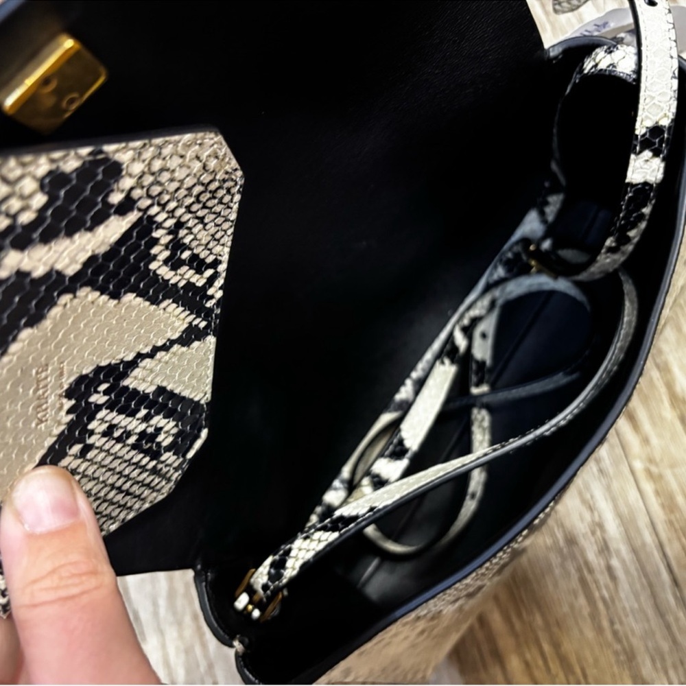 KHAITE Audrey Python Snake Crossbody Shoulder Clu… - image 10